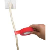 Electrical Tape, 19 mm (3/4") x 18 M (60'), Red, 7 mils Brunswick Fyr & Safety