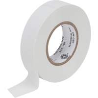 Electrical Tape, 19 mm (3/4") x 18 M (60'), White, 7 mils XH386 | Brunswick Fyr & Safety