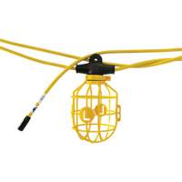 Heavy-Duty Moulded Stringlights, 10 Lights, 1200" L, Plastic Housing Brunswick Fyr & Safety