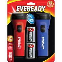 Trousse de lampe de poche &agrave; usage g&eacute;n&eacute;ral Eveready, DEL, 25 lumens, Piles D Brunswick Fyr & Safety