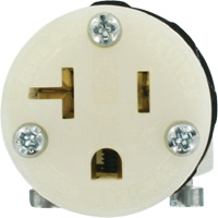 Hospital Grade Extension Plug Connector, 5-20R, Nylon XI201 | Brunswick Fyr & Safety