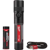 1100L Twist Focus Flashlight, LED, 1100 Lumens, Rechargeable Batteries Brunswick Fyr & Safety