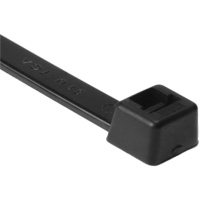 Heavy-Duty Cable Tie, 15" Long, 120 lbs. Tensile Strength, Black Brunswick Fyr & Safety