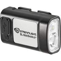 SL-SIDESADDLE&reg; USB Hardhat & Helmet Light, LED, 350/320/400 Lumens, 6.25/7/5 Hrs. Run Time, Rechargeable Batteries Brunswick Fyr & Safety