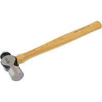 Ball Pein Hammer, 32 oz. Head Weight, Plain Face, Wood Handle Brunswick Fyr & Safety