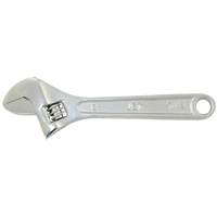 Adjustable Wrench, 24" L, 2-1/2" Max Width, Plain Brunswick Fyr & Safety