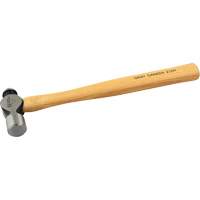 Ball Pein Hammer, 12 oz. Head Weight, Plain Face, Wood Handle Brunswick Fyr & Safety