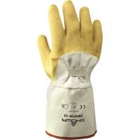 99NFW Heavy-Duty Gloves, 10/Large, Rubber Latex Coating, Cotton Shell Brunswick Fyr & Safety