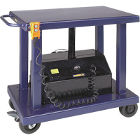 Hydraulic Lift Table, Steel, 24" W x 36" L, 2000 lbs. Capacity Brunswick Fyr & Safety