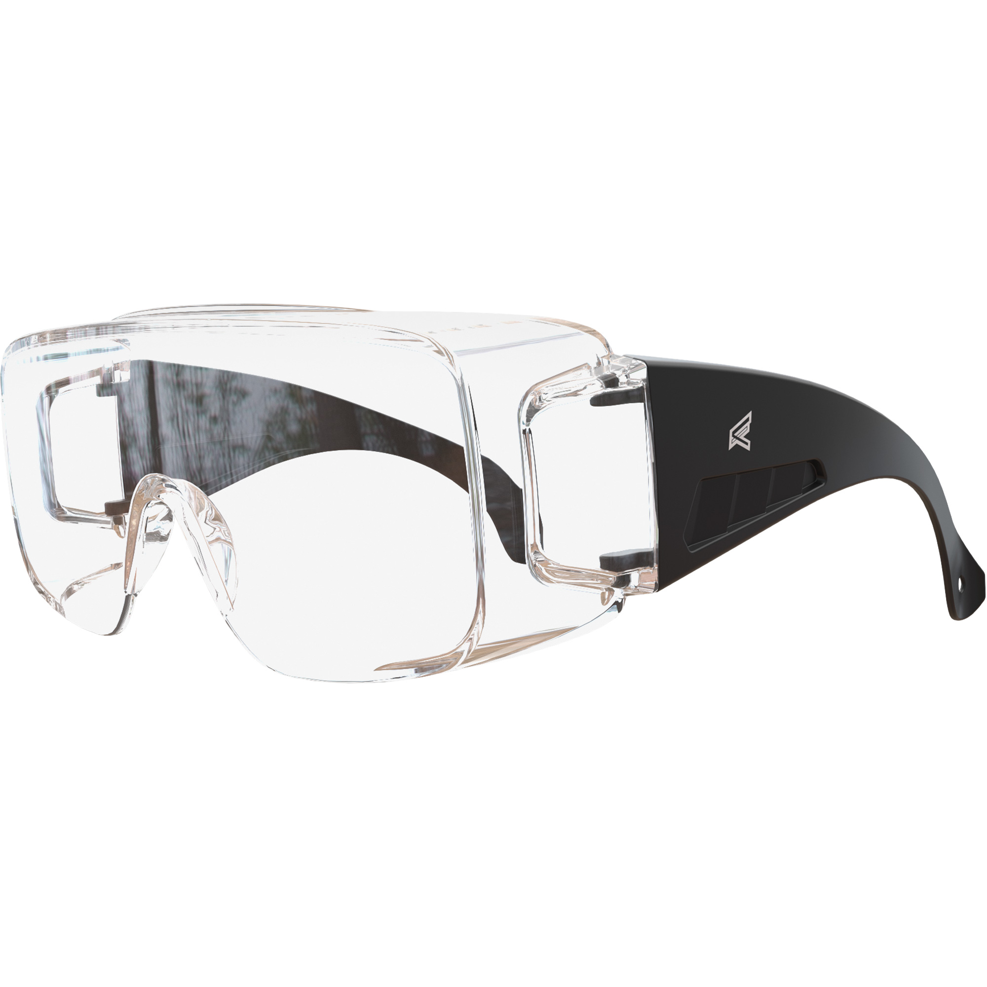Edge Safety Eyewear Ossa OverTheGlass Safety Glasses, Clear Lens
